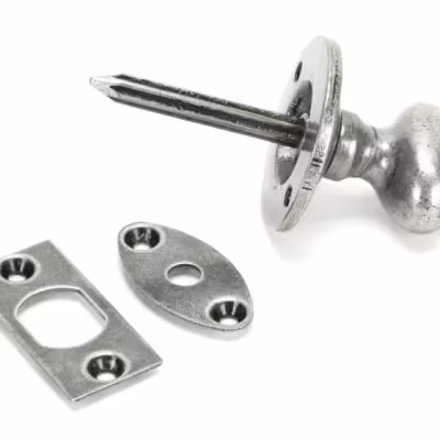 Pewter Oval Rack Bolt - Image 3
