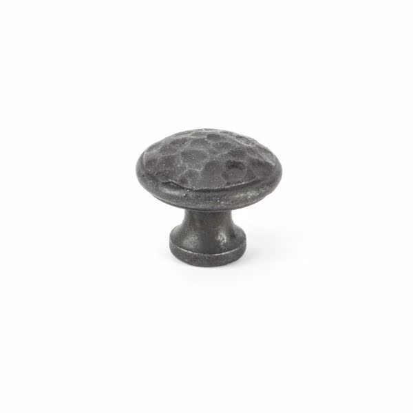 Beeswax Hammered Cabinet Knob - Medium