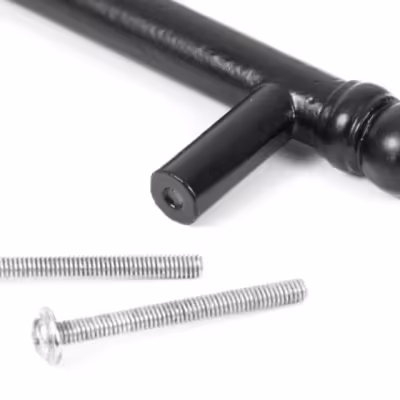 Black 344mm Bar Pull Handle - Image 3