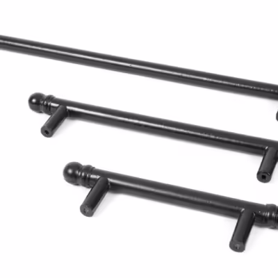 Black 344mm Bar Pull Handle - Image 4