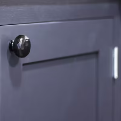 Black Elan Cabinet Knob - Large - Image 4