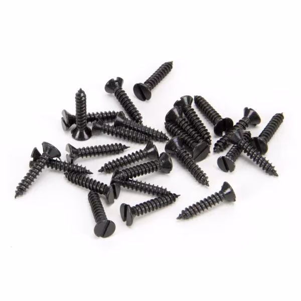 Black 6 x 3/4" Countersunk Screws (25)