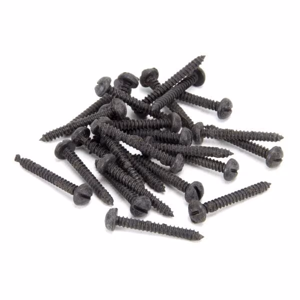 Beeswax 8 x 1¼" Round Head Screws (25)