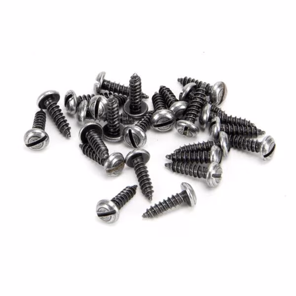 Pewter 6 x 1/2" Round Head Screws (25)