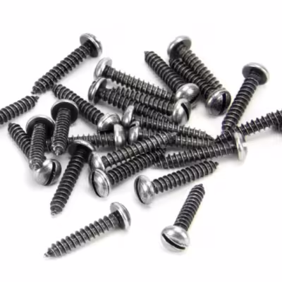 Pewter 6 x 3/4" Round Head Screws (25)