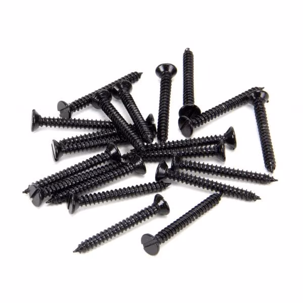 Black 6 x 1¼" Countersunk Screws (25)