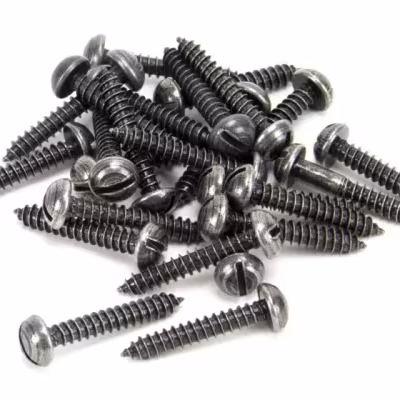 Pewter 8 x 1" Round Head Screws (25)