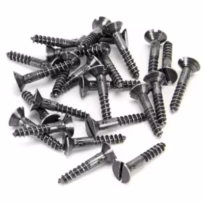 Pewter 8 x 1" Countersunk Screws (25)