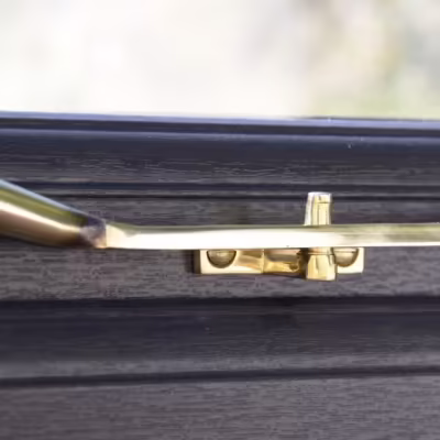 Polished Brass Cranked Stay Pin - Image 4
