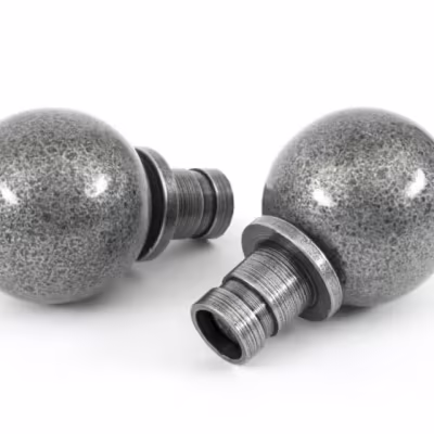 Pewter Ball Curtain Finial (pair)