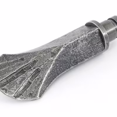 Pewter Shell Curtain Finial (pair)