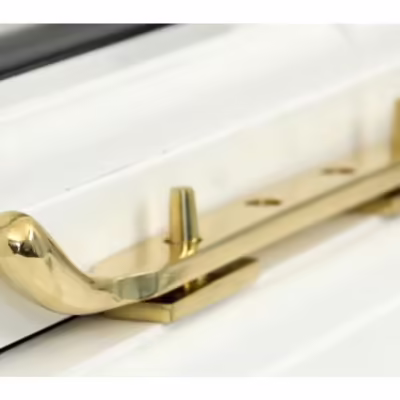 Polished Brass 8" Peardrop Stay - Image 3