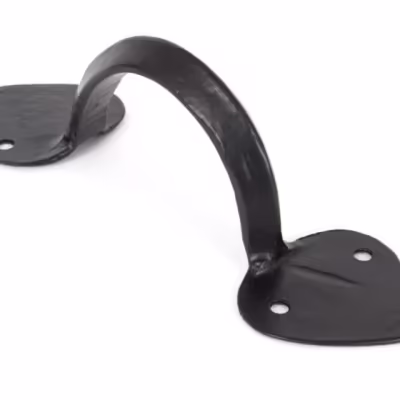 Black 6" Gothic D Handle