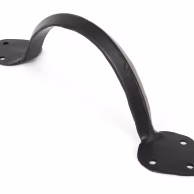 Black 8" Gothic D Handle - Image 1