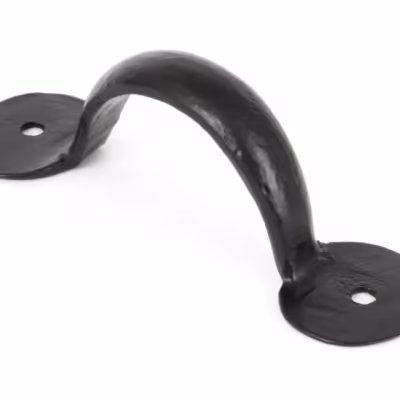 Black 4" Bean D Handle