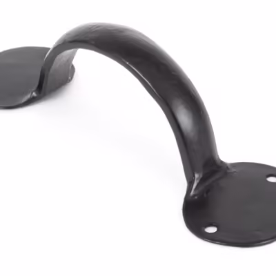 Black 6" Bean D Handle