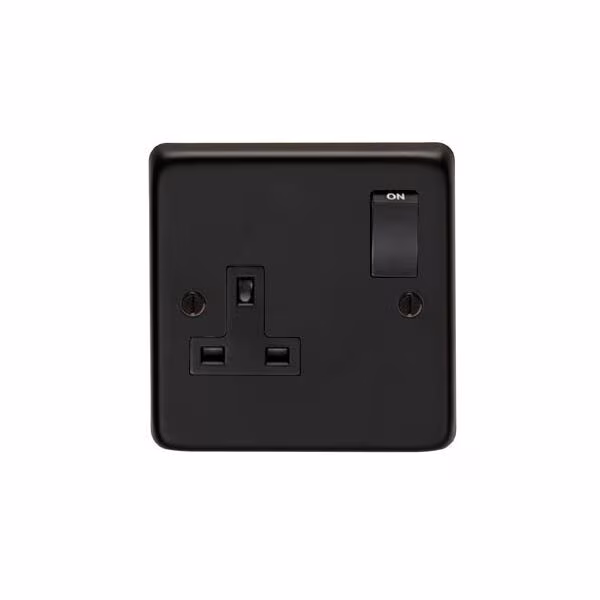 MB Single 13 Amp Switched Socket