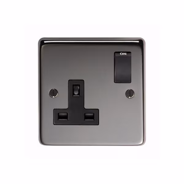 BN Single 13 Amp Switched Socket