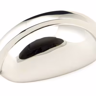 Polished Nickel Regency Concealed Drawer Pull
