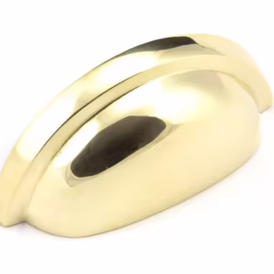 Polished Brass Regency Concealed Drawer Pull