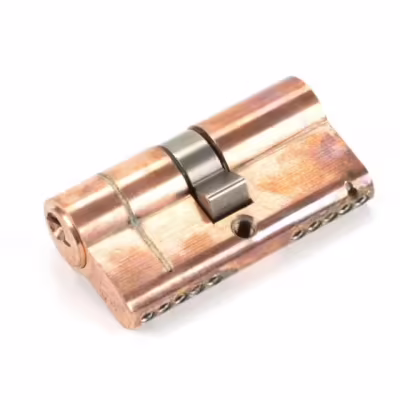 Polished Bronze 30/30 5pin Euro Cylinder