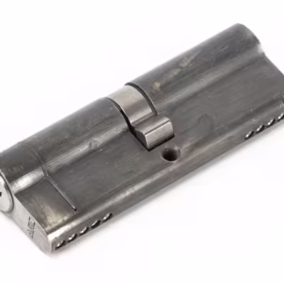 Pewter 45/45 5pin Euro Cylinder KA