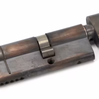 Aged Bronze 35T/45 5pin Euro Cylinder/Thumbturn
