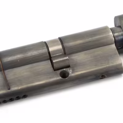 Pewter 35T/45 5pin Euro Cylinder/Thumbturn - Image 1