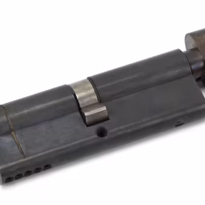 Aged Bronze 45/45 5pin Euro Cylinder/Thumbturn