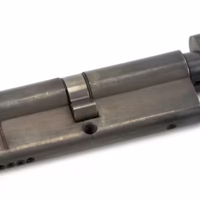 Pewter 45/45 5pin Euro Cylinder/Thumbturn