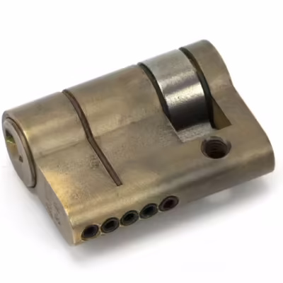 Aged Brass 30/10 5pin Single Cylinder