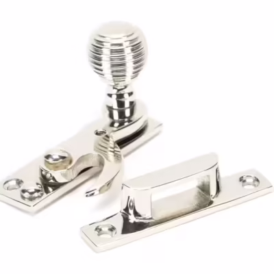 Polished Nickel Beehive Sash Hook Fastener