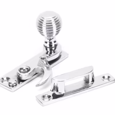 Polished Chrome Beehive Sash Hook Fastener