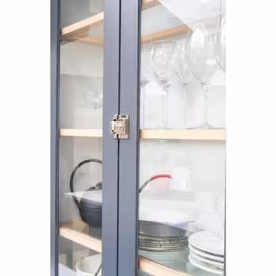 Polished Nickel Cabinet Latch - Image 4