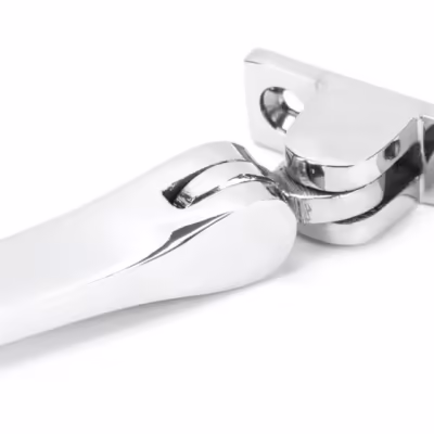Polished Chrome 8" Hammered Newbury Stay - Image 3