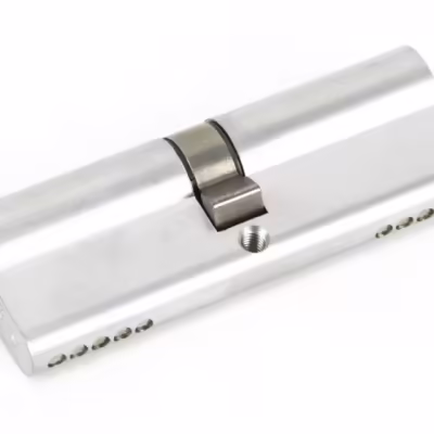 Satin Chrome 45/45 5pin Euro Cylinder