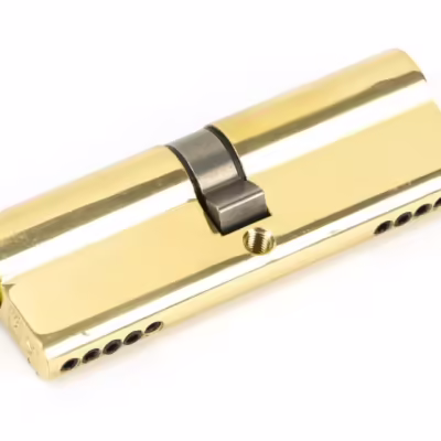Lacquered Brass 45/45 5pin Euro Cylinder KA