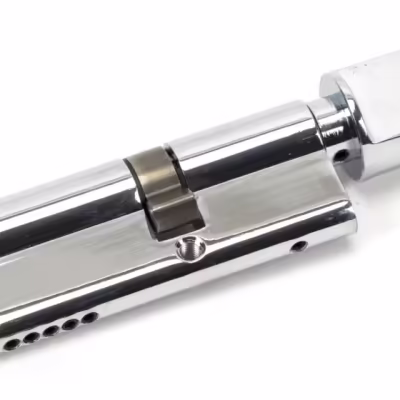 Polished Chrome 35T/45 5pin Euro Cylinder/Thumbturn