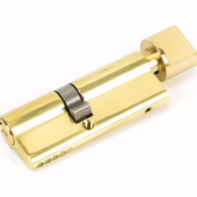Lacquered Brass 35/45T 5pin Euro Cylinder/Thumbturn