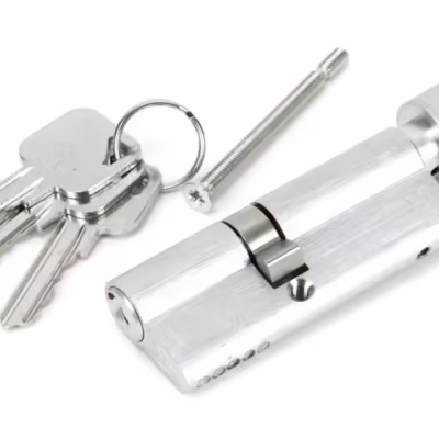 Satin Chrome 35/45T 5pin Euro Cylinder/Thumbturn - Image 3