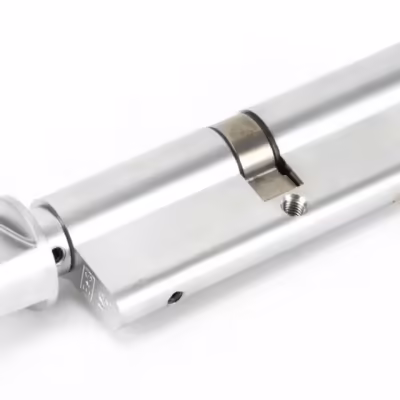 Satin Chrome 45/45 5pin Euro Cylinder/Thumbturn - Image 3