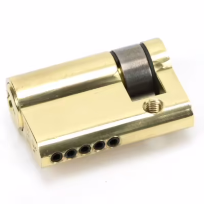 Lacquered Brass 35/10 5pin Single Cylinder