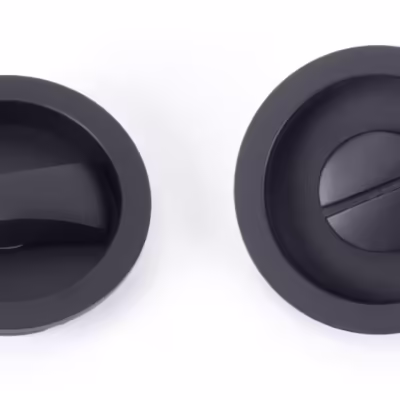 Black Sliding/Pocket Door Locking Kit
