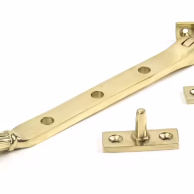 Polished Brass 8" Hinton Stay - Image 1