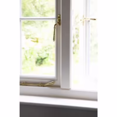 Polished Brass 12" Reeded Stay - Image 4