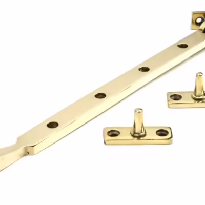 Polished Brass 12" Avon Stay