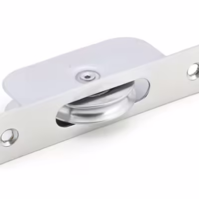 Satin Chrome Square Ended Sash Pulley 75kg