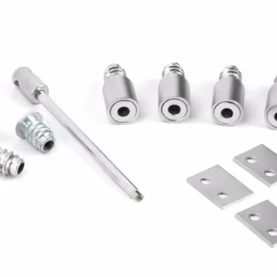 Satin Chrome Secure Stops (Pack of 4) - Image 1