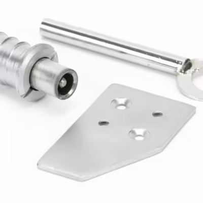 Satin Chrome Key-Flush Sash Stop - Image 2