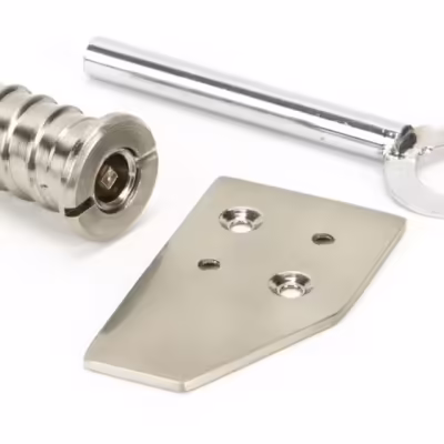 Polished Nickel Key-Flush Sash Stop